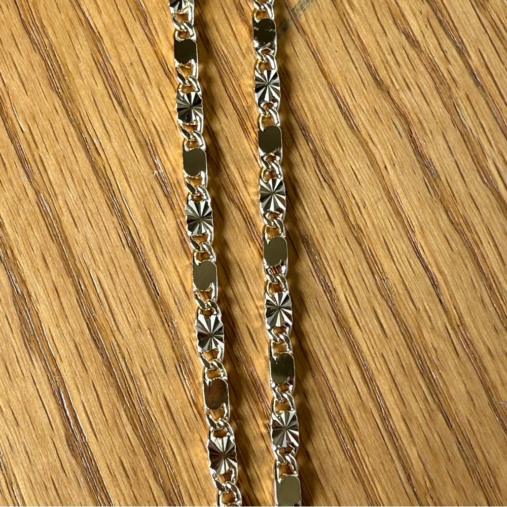 NewSan Judas Tadeo Medalla GoldP Saint Jude Pendant+Necklace 22"Cadena OroLamina - Picture 6 of 7